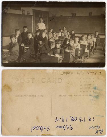 Sedan Public School classroom, Sedan, Minnesota