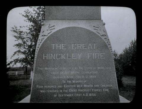 Monument to the Hinckley Forest Fire, Hinckley, Minnesota