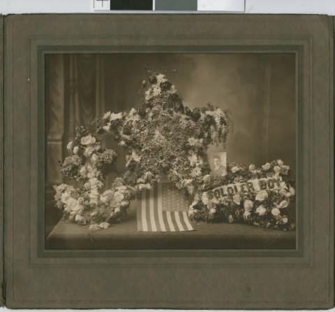 World War I soldier's funeral, Blue Earth County, Minnesota