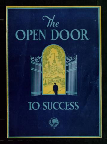 The Open Door to Success, J.R. Watkins Company promotional booklet, Winona, Minnesota