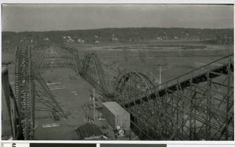 View from the roller coaster, Excelsior Amusement Park, Excelsior, Minnesota