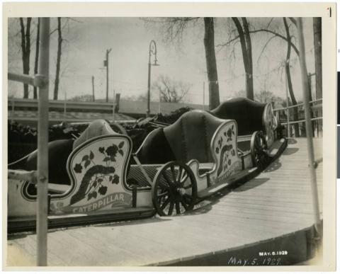 Caterpillar cars, Excelsior Amusement Park, Excelsior, Minnesota