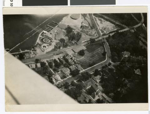 Aerial of the park, Excelsior Amusement Park, Excelsior, Minnesota