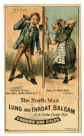 The North Star Lung and Throat Balsam is a Sure Cure for Coughs and Colds, Minneapolis, Minnesota