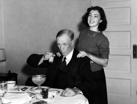 Sinclair Lewis and Marcella Powers, 1940