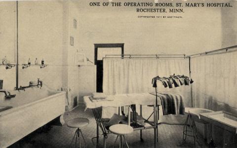 Operating room at St. Mary's Hospital