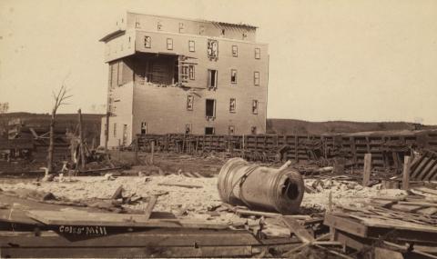 Cole's Mill after the tornado