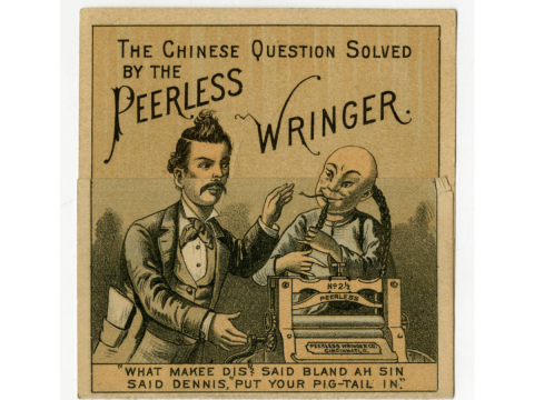 The Chinese Question Solved By the Peerless Wringer