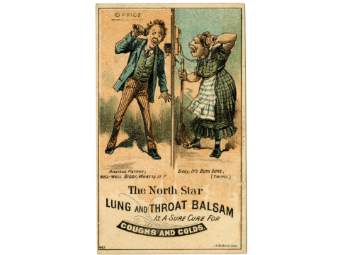 The North Star Lung and Throat Balsam is a Sure Cure for Coughs and Colds