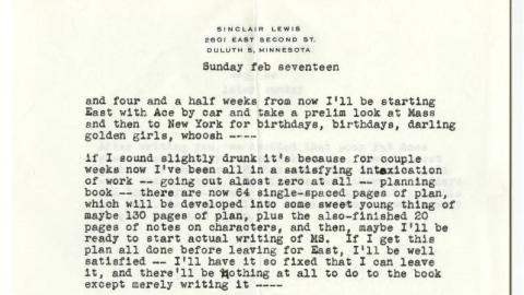 Letter written February 17, 1946