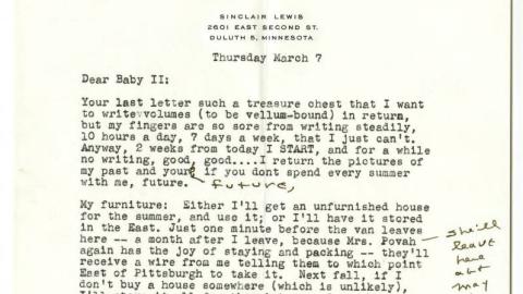 Letter written March 7, 1946
