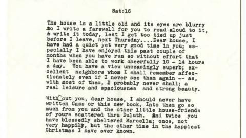 Letter written March 16, 1946