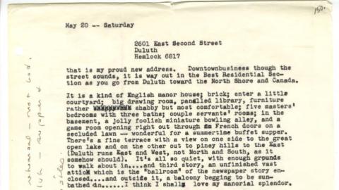 Letter written May 20, 1944