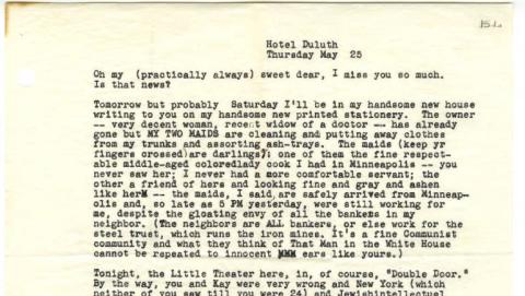 Letter written May 24, 1944