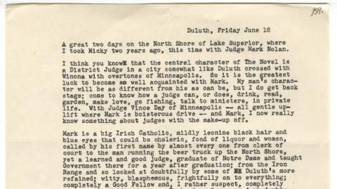 Letter written June 16, 1944