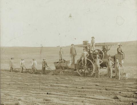 Turning over virgin soil, Hendricks, Minnesota