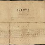 Map of Duluth, c. 1856