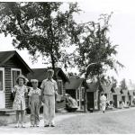 Cabins at an unidentified resort in Duluth, 1955-1960