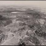 Spruce Mine open pit on the Mesabi Range in Eveleth, c. 1950