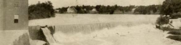 Sauk River dam, Melrose, Minnesota