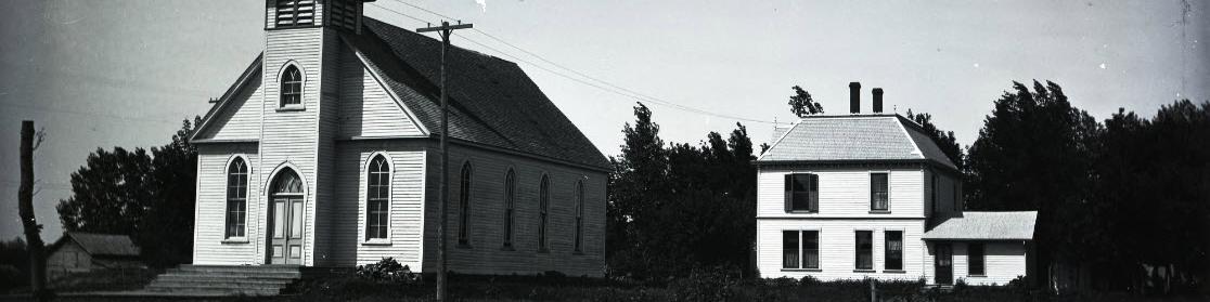 Old St. Raphael Church and rectory, Springfield, Minnesota