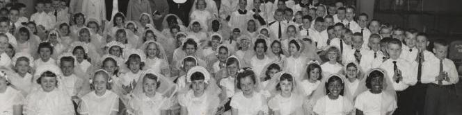 First Communion class, Minneapolis, Minnesota