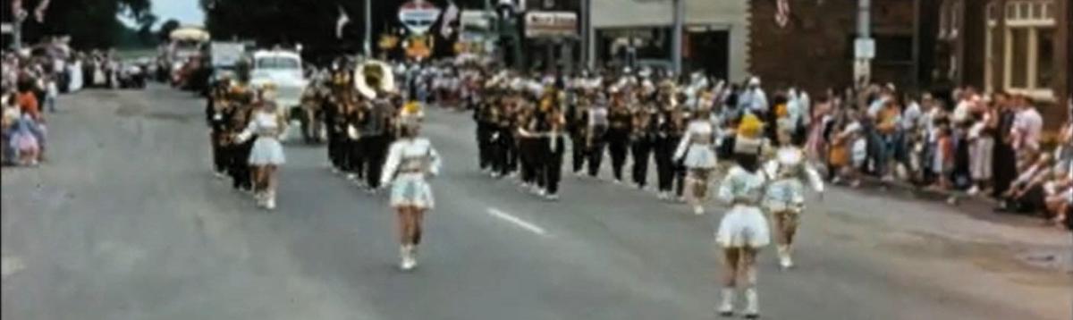 4th of July Parade in Adams, 1958