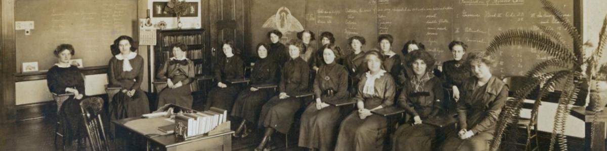 College of St. Catherine, Derham Hall classics classroom, St. Paul, Minnesota