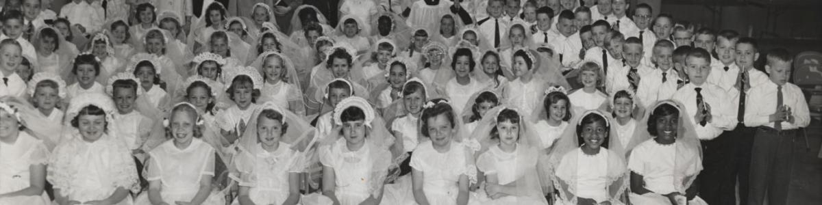 First Communion class, Minneapolis, Minnesota