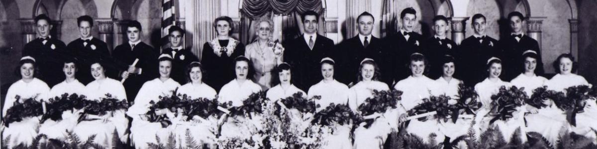 Adath Jeshurun confirmation class, Minneapolis, Minnesota