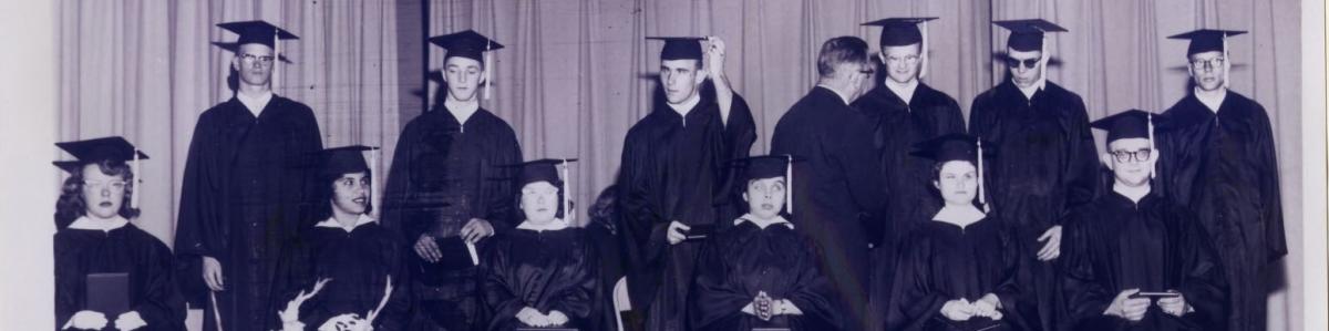 Class of 1962 Senior Portrait, Minnesota Braille and Sight-Saving School, Faribault, Minnesota