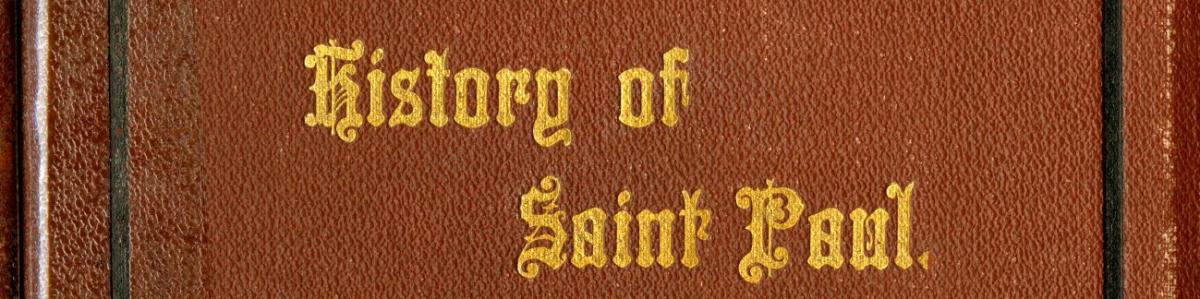 Book cover for A History of the City of Saint Paul, and of the county of Ramsey, Minnesota