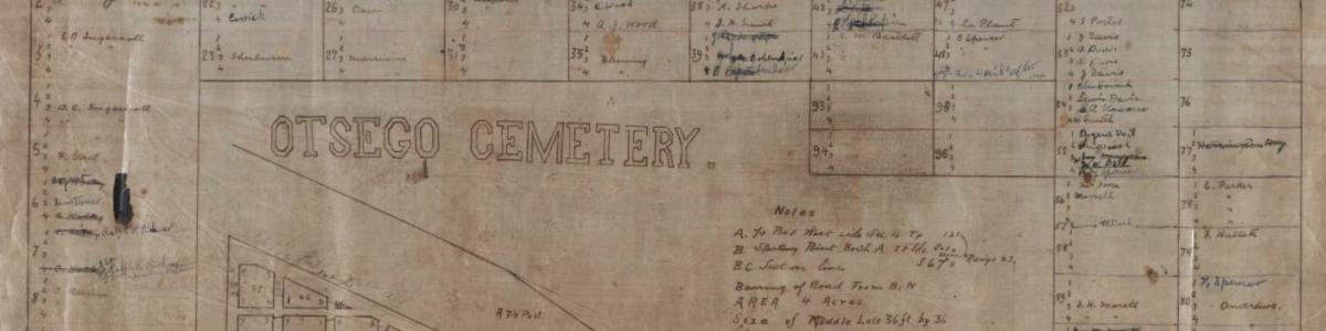 Otsego cemetery plat map, Wright County, Minnesota