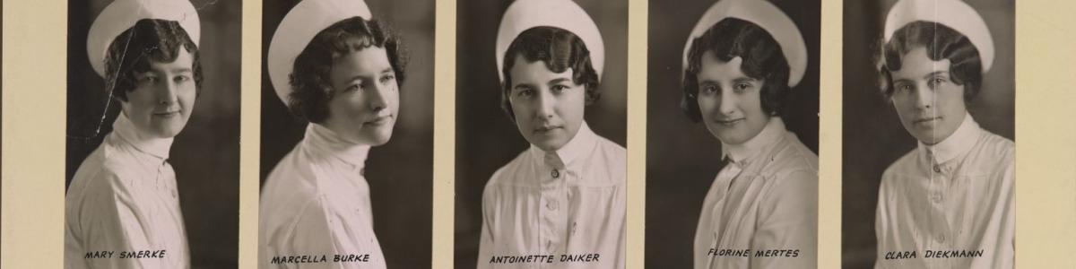 St. Cloud Hospital School of Nursing graduates 1928, St. Cloud, Minnesota