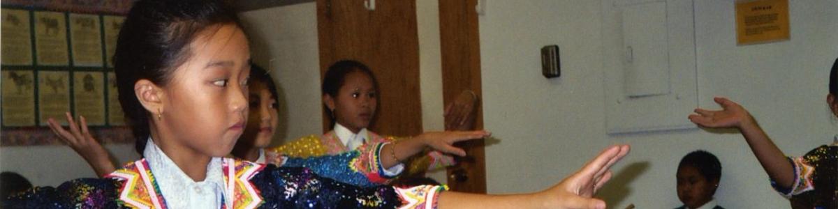 Dance class at Hmong Cultural Center, St. Paul, Minnesota