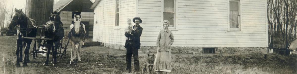Axel Bondeson and family, North Hero Township, Minnesota