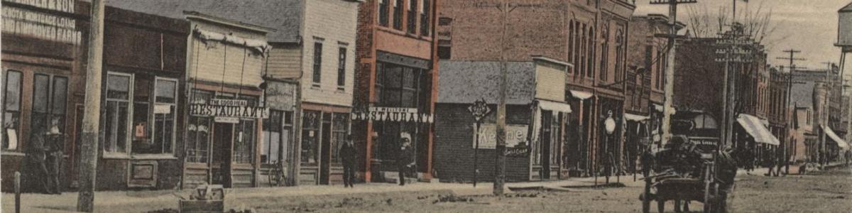 Main Street, Central Block, Sherburn, Minnesota
