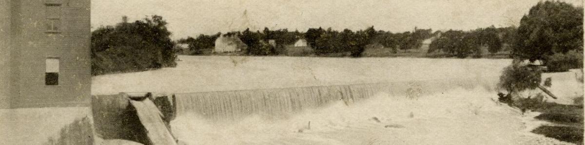 Sauk River dam, Melrose, Minnesota