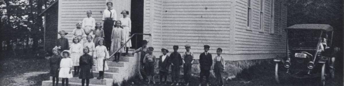 School house with students