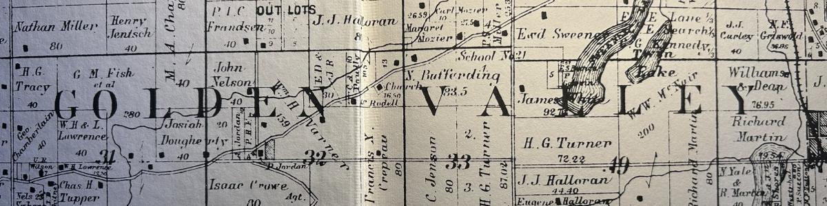 Map of Golden Valley, Minnesota